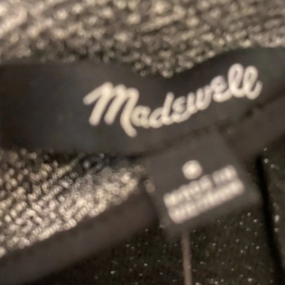 NWT madewell brand dress. Size 8- grey, black and white pattern - Picture 4 of 6